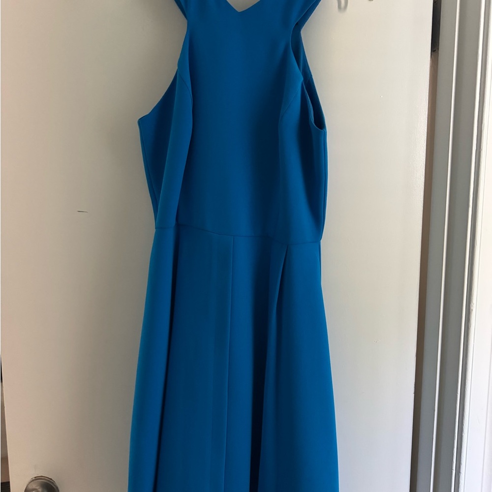 Adelyn Rae Vibrant Blue Backless Dress